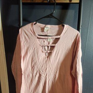 Pink Victoria's Secret Long Sleeve Tee